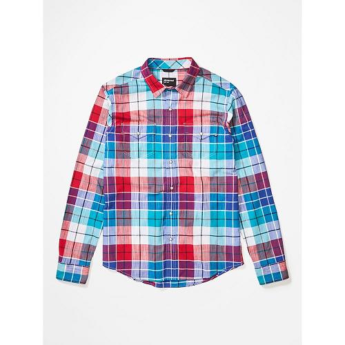 Marmot Clothes Blue NZ - Parkfield Shirts Mens NZ9035412